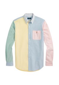 Polo Ralph Lauren Koszula 710928919001 Kolorowy Custom Fit. Typ kołnierza: polo. Materiał: bawełna. Wzór: kolorowy #5
