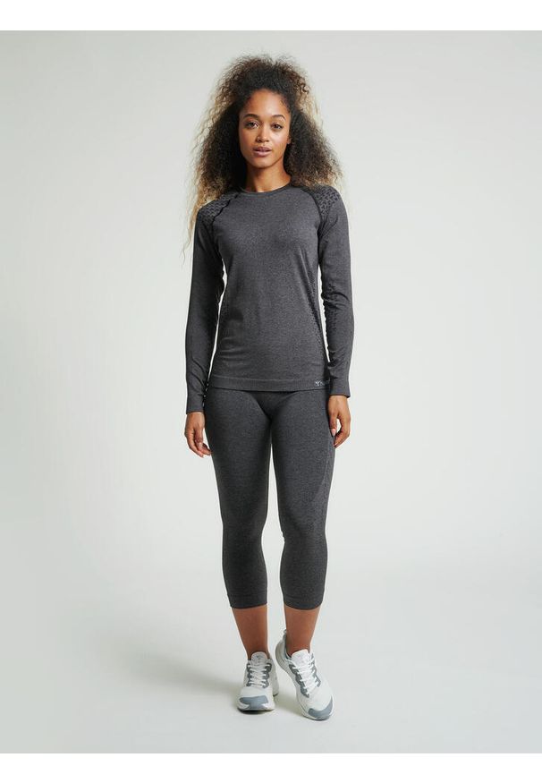 Legginsy Sportowe 3/4 Hummel Hmlci Seamless Tights. Kolor: czarny. Sport: fitness, joga i pilates