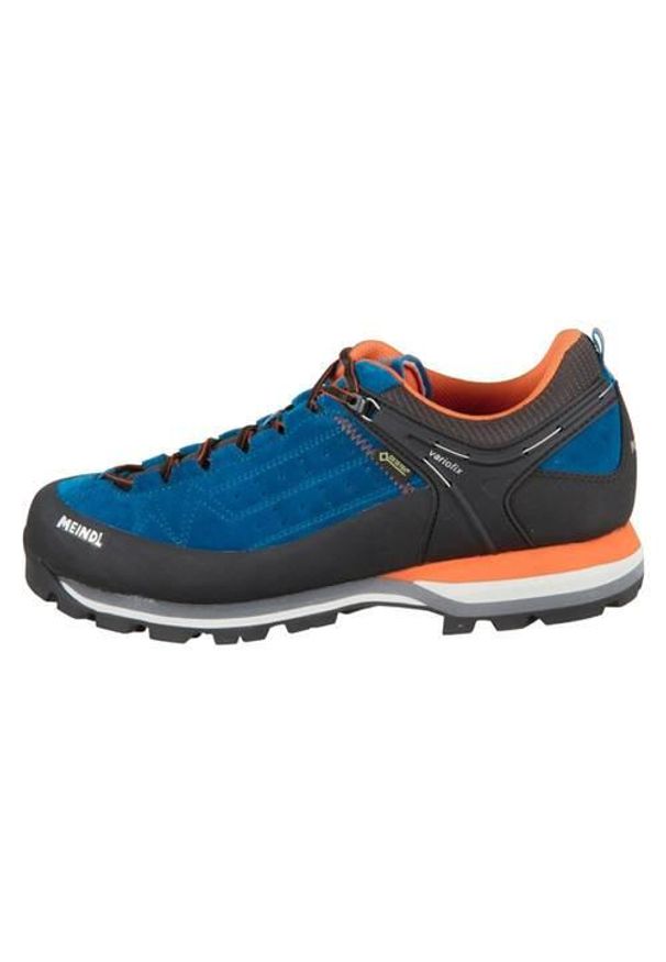 MEINDL - Buty trekkingowe męskie Meindl Literock Gore-Tex. Kolor: niebieski. Materiał: guma, materiał, syntetyk. Technologia: Gore-Tex