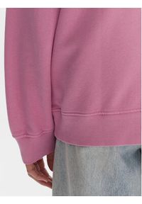 Quiksilver Bluza Essential Crew EQWFT03190 Fioletowy Standard Fit. Kolor: fioletowy. Materiał: bawełna #4