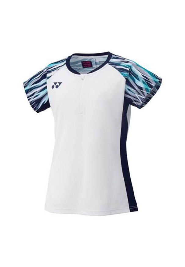 YONEX - Koszulka sportowa damska Yonex CTL20636210. Kolor: biały. Materiał: poliester. Długość rękawa: krótki rękaw. Długość: krótkie