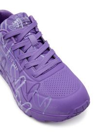 skechers - Skechers Sneakersy Uno - Spread the Love 155507/PUR Fioletowy. Kolor: fioletowy. Materiał: skóra #4