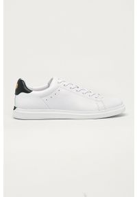 Tory Burch - Buty skórzane. Nosek buta: okrągły. Zapięcie: sznurówki. Kolor: biały. Materiał: skóra #1