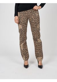 Pinko Jeansy "Gaia" | 1J0U2 Y84J | Kobieta | Wielokolorowy. Okazja: na co dzień. Kolor: wielokolorowy. Wzór: motyw zwierzęcy. Sezon: lato. Styl: klasyczny, casual, elegancki #5