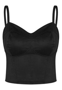 Guess Top W6RH03 WJ472 Czarny Slim Fit. Kolor: czarny. Materiał: syntetyk #7