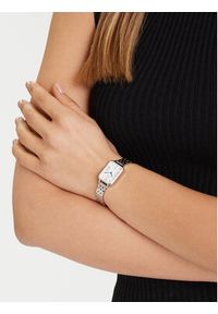 Daniel Wellington Zegarek Quadro DW00100864 Srebrny. Kolor: srebrny