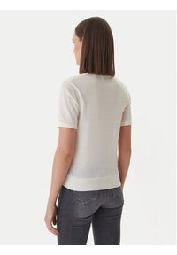 Guess Polo W6GR03 Z0583 Kremowy Regular Fit. Typ kołnierza: polo. Kolor: kremowy. Materiał: wełna #4