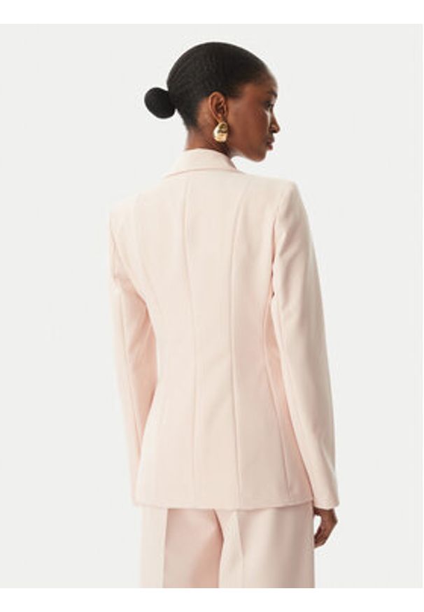 Maryley Marynarka 26EB139/43PY Różowy jasny Regular Fit. Kolor: różowy. Materiał: syntetyk