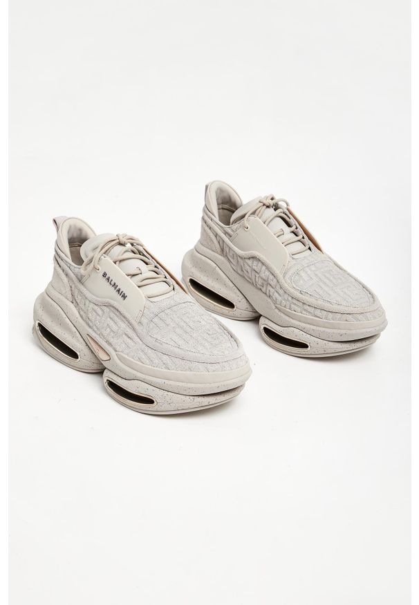Balmain - Sneakersy męskie B-Bold BALMAIN. Materiał: neopren, skóra, zamsz, guma