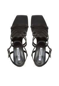 Karl Lagerfeld - KARL LAGERFELD Sandały KL34425 Czarny. Kolor: czarny. Materiał: skóra #6