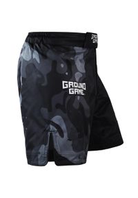 GROUND GAME - Spodenki do MMA męskie Ground Game Moro 4.0.. Kolor: czarny. Wzór: moro