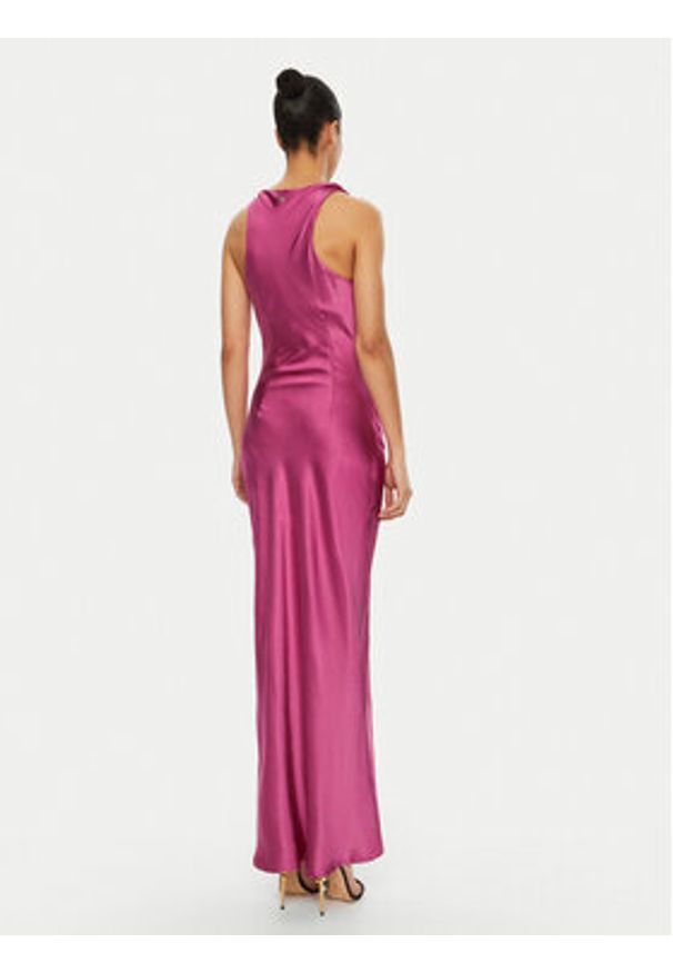 Please Sukienka koktajlowa A12NXO6000 Różowy Slim Fit. Kolor: różowy. Materiał: syntetyk. Styl: wizytowy