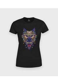 MegaKoszulki - Koszulka damska Pozłacany wilk. Materiał: bawełna #1