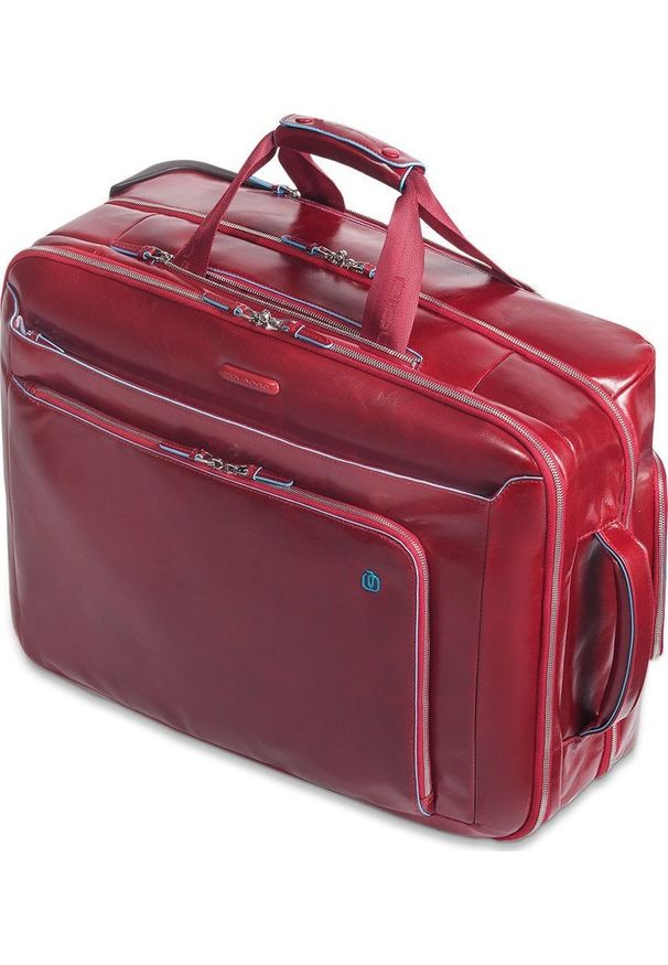 Piquadro Piquadro, Piquadro, Leather, Cabin Trolley, Red, 51 x 38 x 23, With Double Notebook And Ip For Women