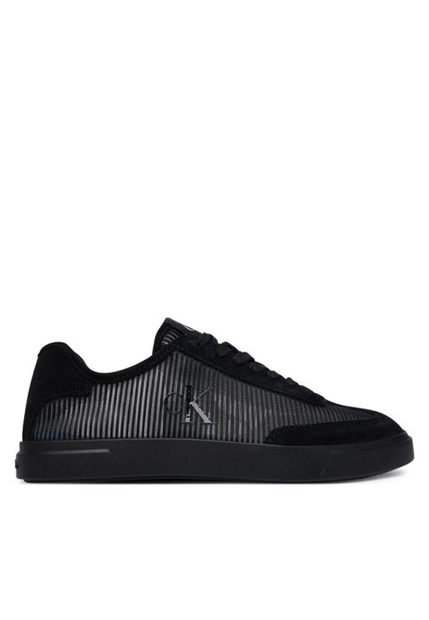 Calvin Klein Sneakersy Low Pro Cupsole Wt Striped Ny HW0HW03270 Czarny. Kolor: czarny. Materiał: materiał