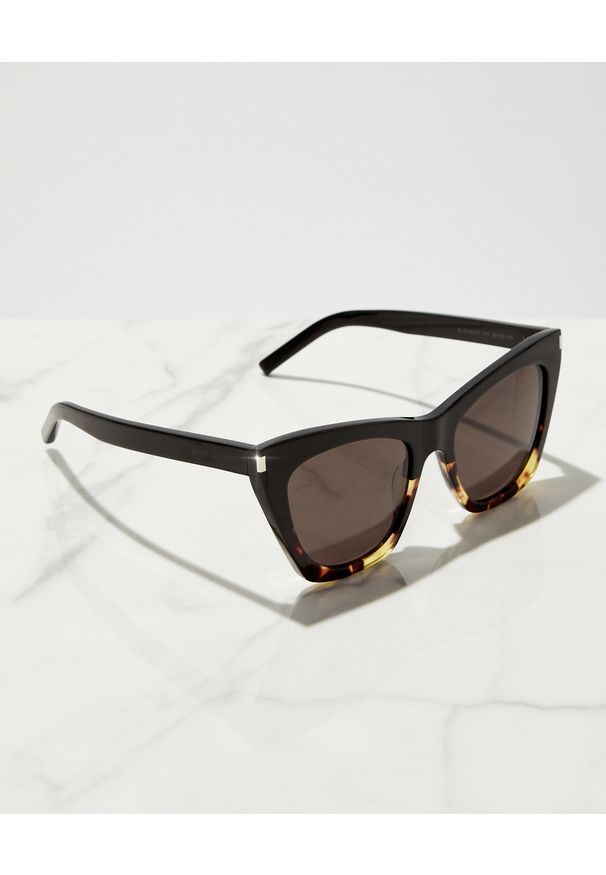 SAINT LAURENT - Okulary przeciwsłoneczne Kate. Kolor: brązowy