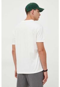 Polo Ralph Lauren t-shirt bawełniany kolor biały z aplikacją. Typ kołnierza: polo. Kolor: biały. Materiał: bawełna. Wzór: aplikacja #5