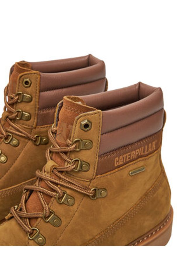 CAT Footwear Trapery Colorado 2.0 Hiker Waterproof TX P726349 Brązowy. Kolor: brązowy. Materiał: nubuk, skóra