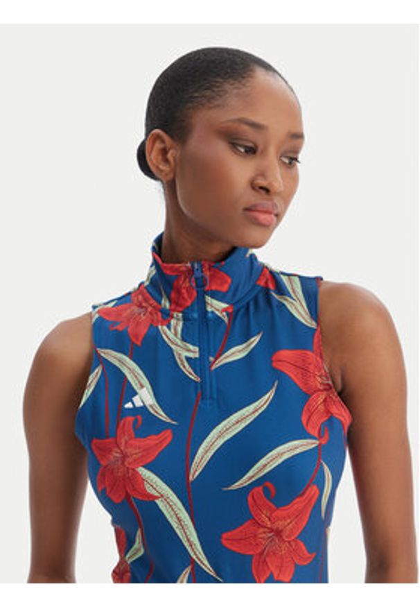 Adidas - adidas Body Farm Rio KD4636 Niebieski Slim Fit. Kolor: niebieski. Materiał: syntetyk