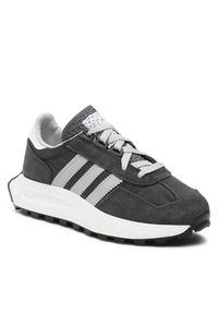 Adidas - adidas Sneakersy Retropy E5 Shoes IE7064 Szary. Kolor: szary. Materiał: zamsz, skóra