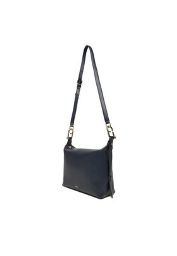 Furla Torebka Tonie M WB01964 A.0023 CN 2676S Granatowy. Kolor: niebieski. Materiał: skórzane