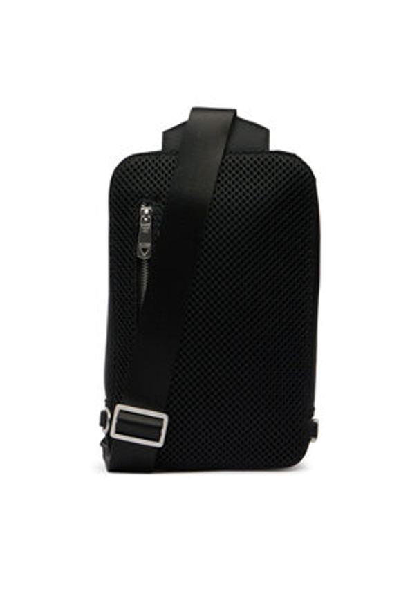 Guess Saszetka HMBEHN P6326 Czarny. Kolor: czarny. Materiał: materiał