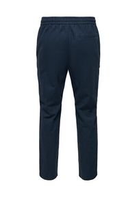 Only & Sons Spodnie materiałowe 22024966 Granatowy Tapered Fit. Kolor: niebieski. Materiał: bawełna