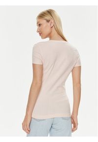Guess T-Shirt W4GI30 J1314 Różowy Slim Fit. Kolor: różowy. Materiał: bawełna #5