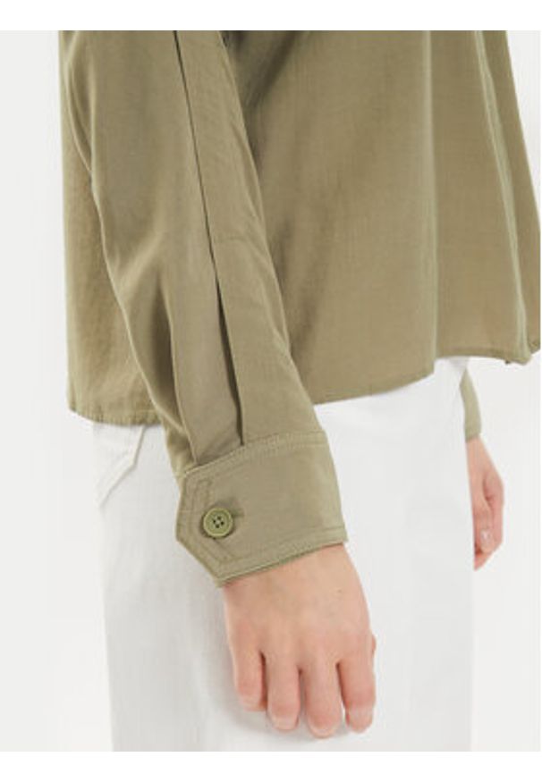 DKNY Koszula P4DM8X00 Zielony Regular Fit. Kolor: zielony. Materiał: syntetyk