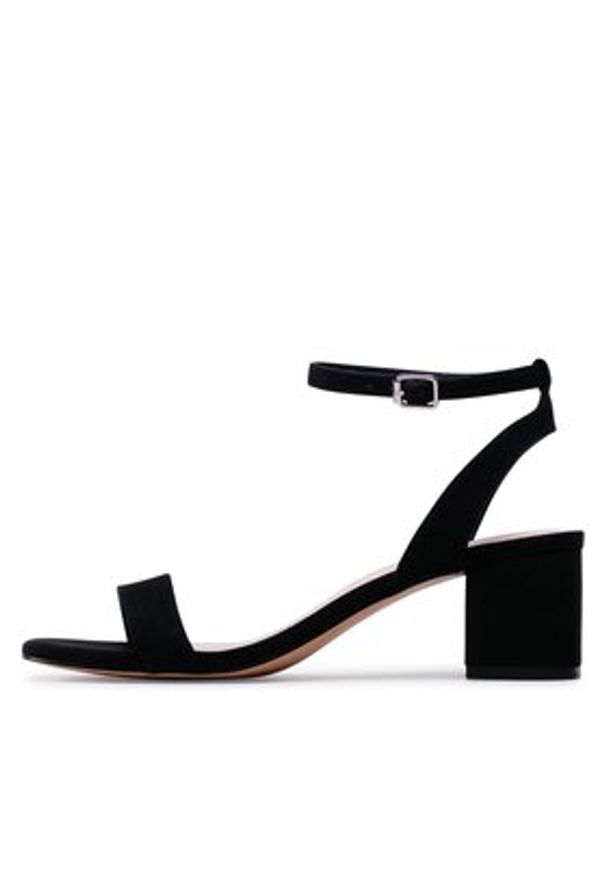 ONLY Shoes Sandały Onlhanna-1 15289352 Czarny. Kolor: czarny. Materiał: materiał