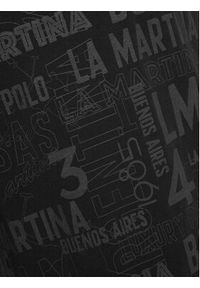 La Martina T-Shirt YMR008 JS393 Czarny Regular Fit. Kolor: czarny. Materiał: bawełna