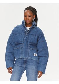 Calvin Klein Jeans Kurtka jeansowa J20J221256 Niebieski Regular Fit. Kolor: niebieski. Materiał: bawełna