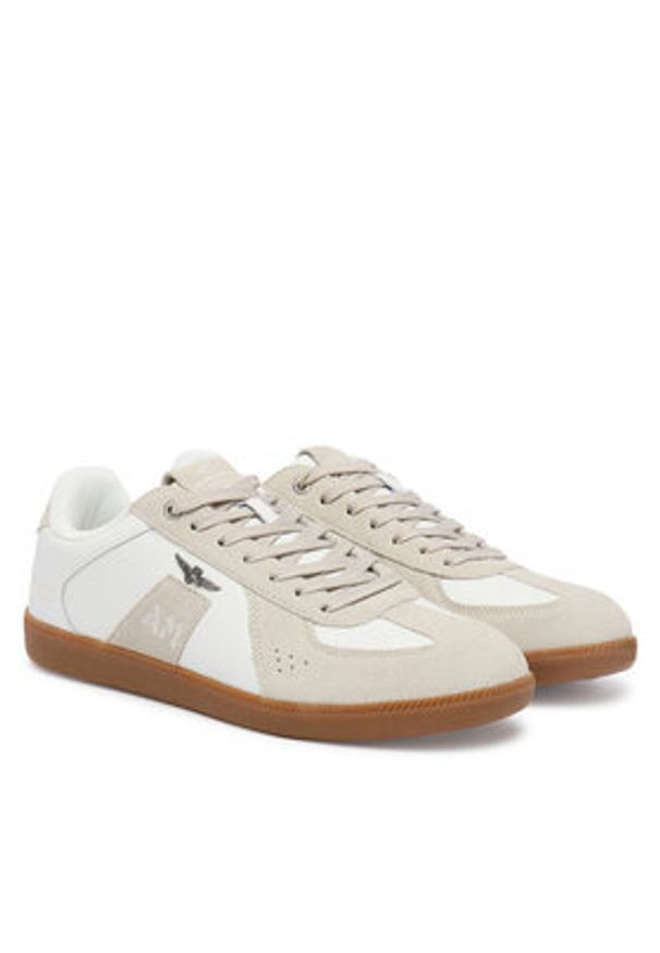 Aeronautica Militare Sneakersy 252SC0315UPL00244 Biały. Kolor: biały. Materiał: skóra
