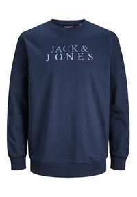 Jack & Jones - Jack&Jones Bluza 12244404 Granatowy Standard Fit. Kolor: niebieski. Materiał: bawełna #3