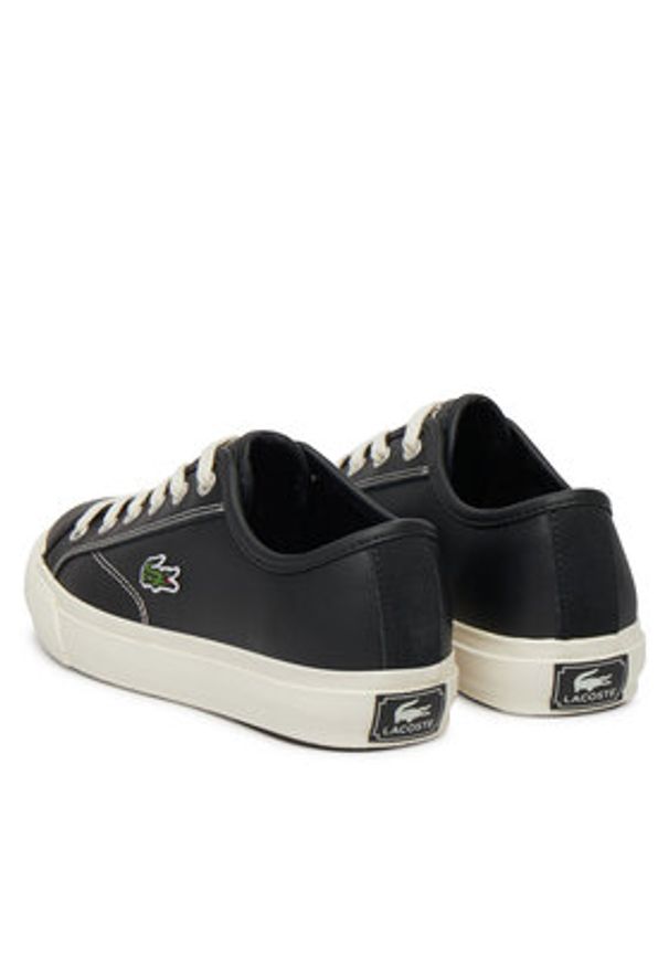 Lacoste Tenisówki Backcourt 749CFA0043 454 Czarny. Kolor: czarny. Materiał: skóra