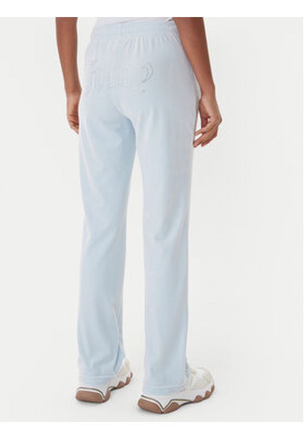 Juicy Couture Spodnie dresowe Tina JCWBJ225307 Błękitny Regular Fit. Kolor: niebieski. Materiał: syntetyk