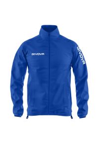 Givova Wiatrowa Kurtka Sportowa 3XL - Oddychająca i Lekka. Kolor: niebieski. Materiał: nylon. Sport: fitness