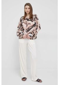 DKNY - Dkny bluzka damska wzorzysta. Materiał: tkanina, materiał #3