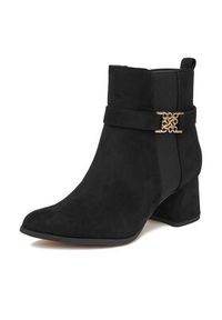 Nine West Botki CEO-NIBAL-01 Czarny. Kolor: czarny. Materiał: materiał #3