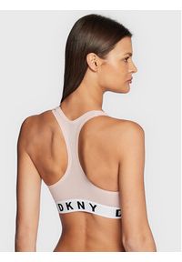 DKNY Biustonosz top DK4519 Różowy. Kolor: różowy. Materiał: bawełna #4
