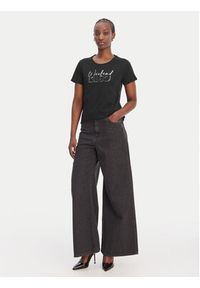 Liu Jo Sport T-Shirt TA6252 JS923 Czarny Regular Fit. Kolor: czarny. Materiał: bawełna. Styl: sportowy #2