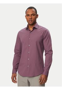 Calvin Klein Koszula Essentials LV019EU037 Fioletowy jasny Slim Fit. Kolor: fioletowy. Materiał: bawełna #1