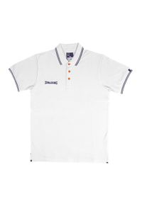 SPALDING - Polo Spalding Essential. Typ kołnierza: polo. Kolor: biały, niebieski, wielokolorowy #1