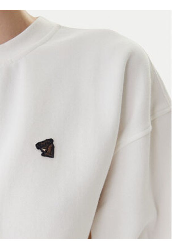 RVCA Bluza Spanky Loteria 23B463501 Biały Oversize. Kolor: biały. Materiał: bawełna