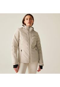 DARE 2B - Kurtka narciarska damska z membraną Gliding wodoodporna Dare 2b. Kolor: beżowy. Materiał: tkanina. Sezon: zima. Sport: narciarstwo #1