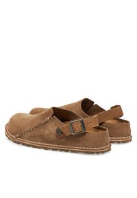 Birkenstock Klapki Lutry Premium 1025297 Beżowy. Kolor: beżowy. Materiał: skóra, nubuk #5