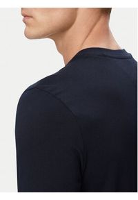TOMMY HILFIGER - Tommy Hilfiger Longsleeve Script Stack MW0MW43225 Granatowy Regular Fit. Kolor: niebieski. Materiał: bawełna. Długość rękawa: długi rękaw #3