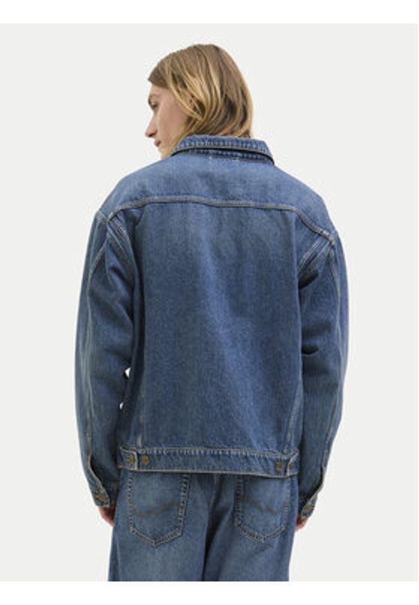 Jack & Jones Kurtka jeansowa Miles 12283761 Niebieski Regular Fit. Kolor: niebieski. Materiał: bawełna