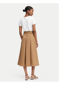 Marella Sukienka codzienna Tubo 2615221112 Beżowy Regular Fit. Okazja: na co dzień. Kolor: beżowy. Materiał: bawełna. Typ sukienki: proste. Styl: casual #5