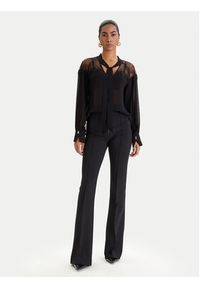 Patrizia Pepe Bluzka 8C0859/A692-K103 Czarny Regular Fit. Kolor: czarny. Materiał: wiskoza #4